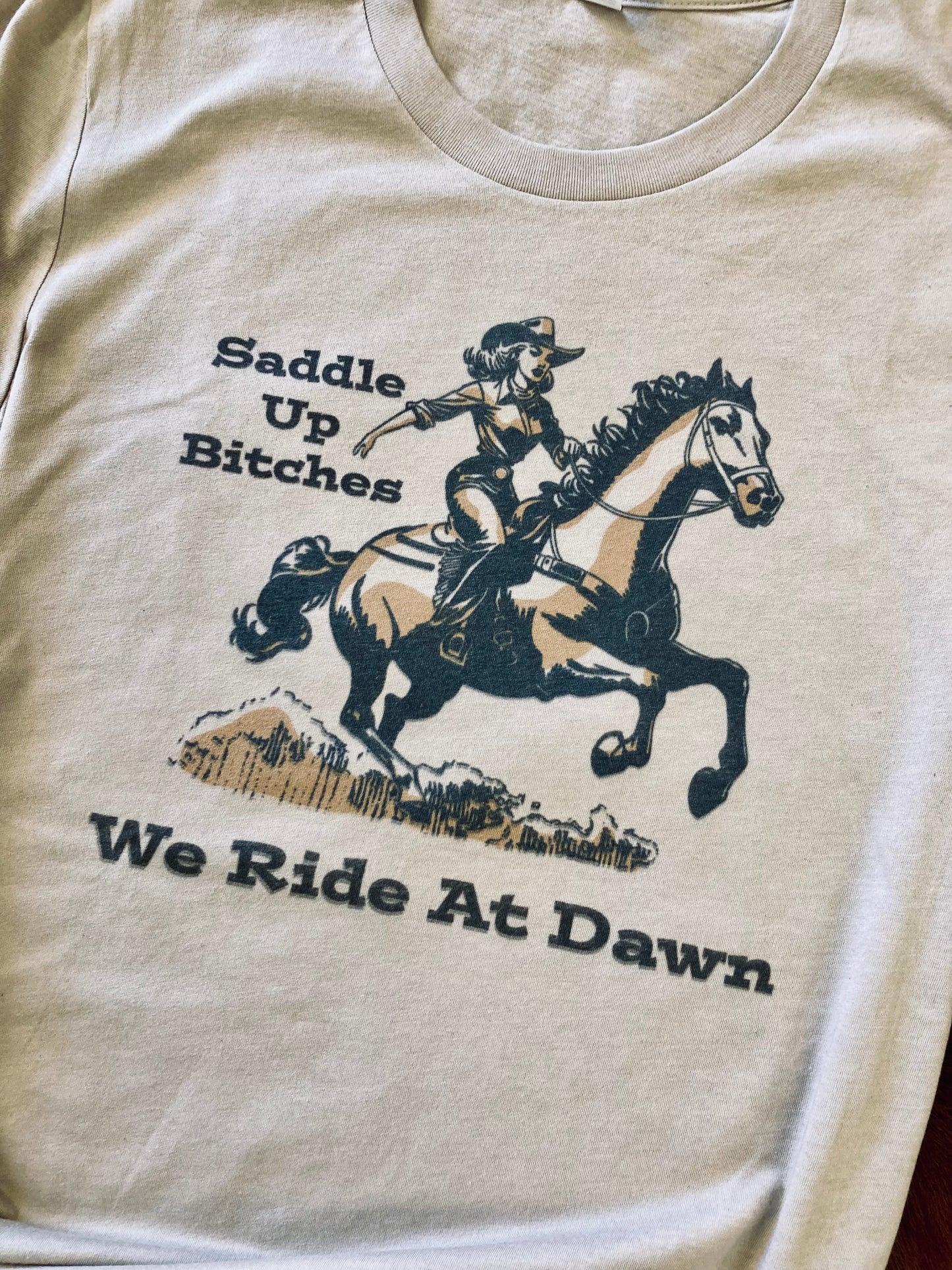 Saddle Up Bitches Western Tee