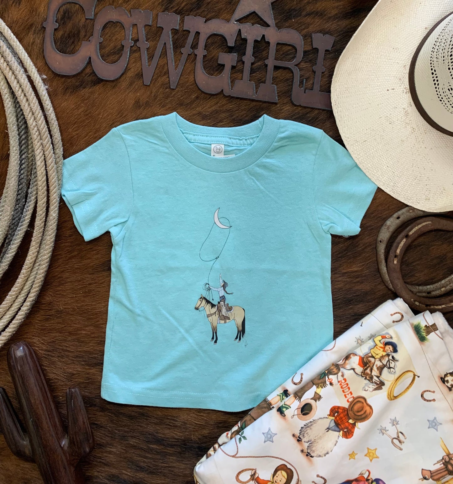 Ropin’ The Moon Toddler Tee