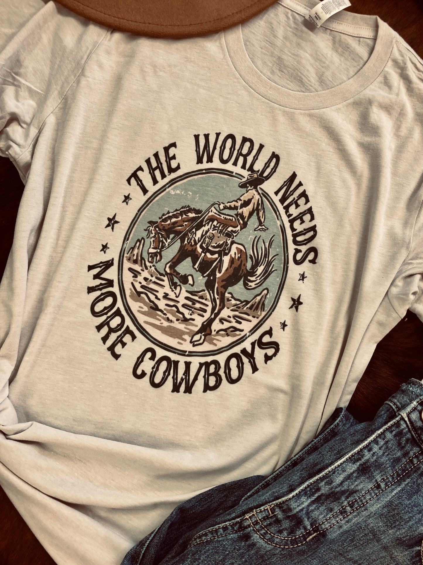 The World Needs More Cowboys Western Tee