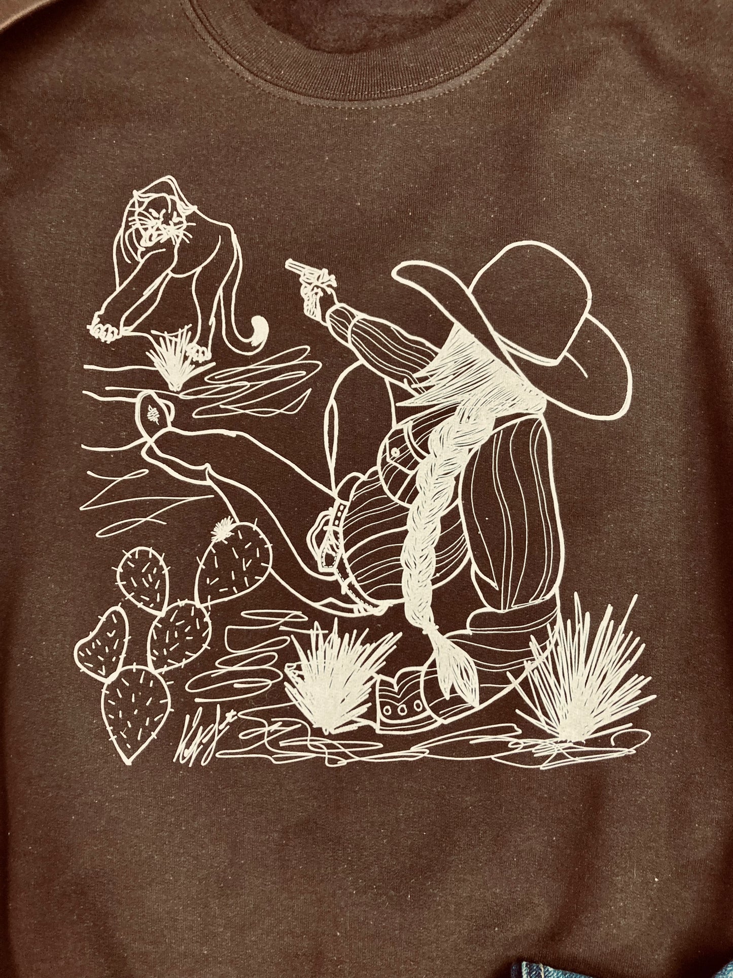 Down Karen Crewneck Sweatshirt
