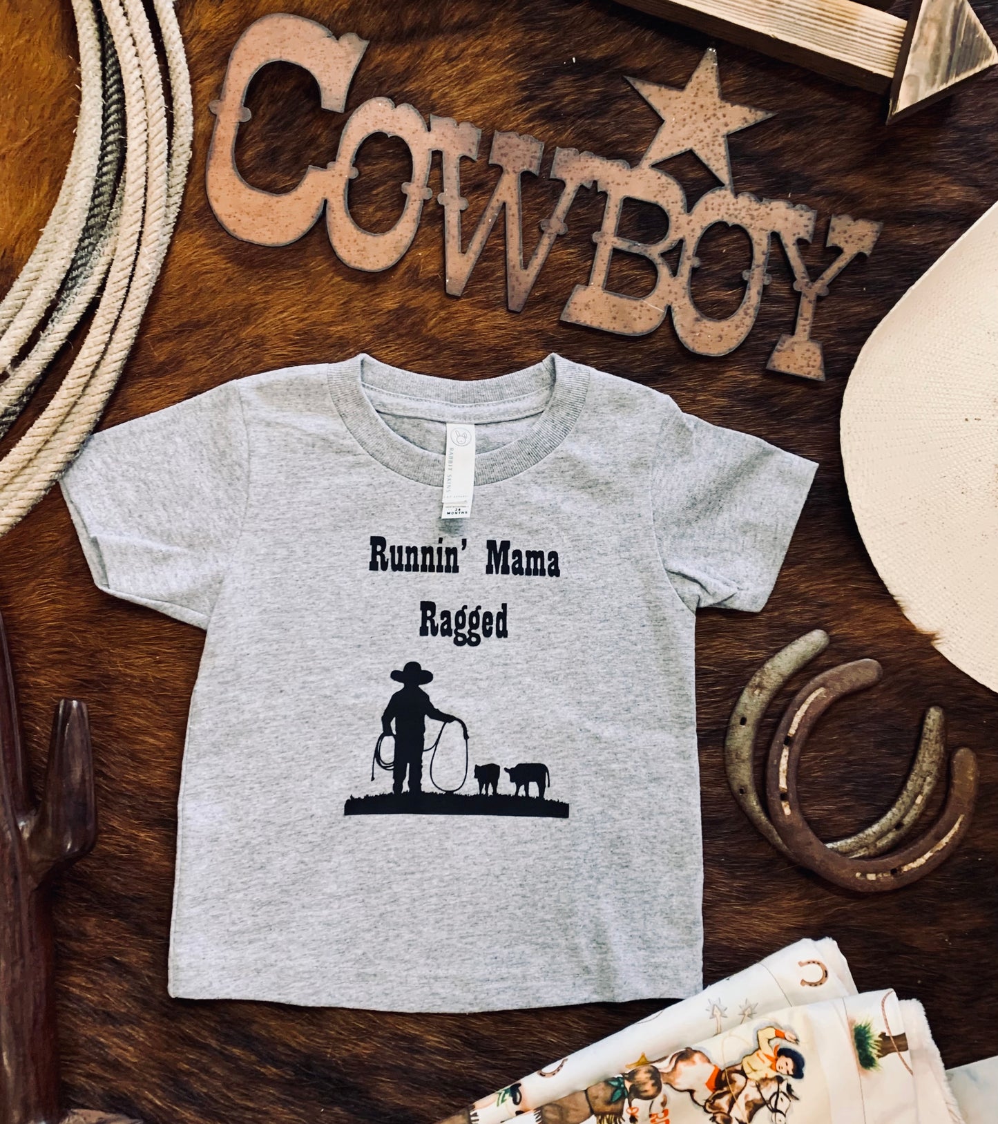 Runnin' Mama Ragged Toddler Tee