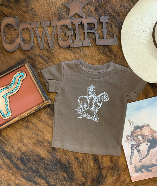 “Cowgirl” Toddler Tee