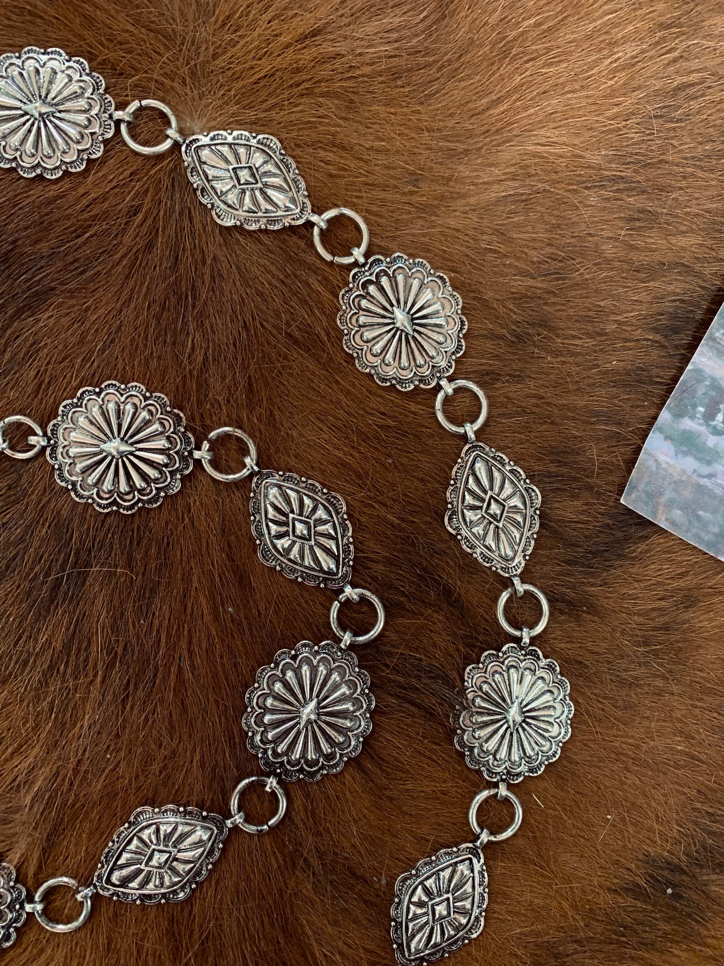 Seminole Aztec Concho Necklace or Belt