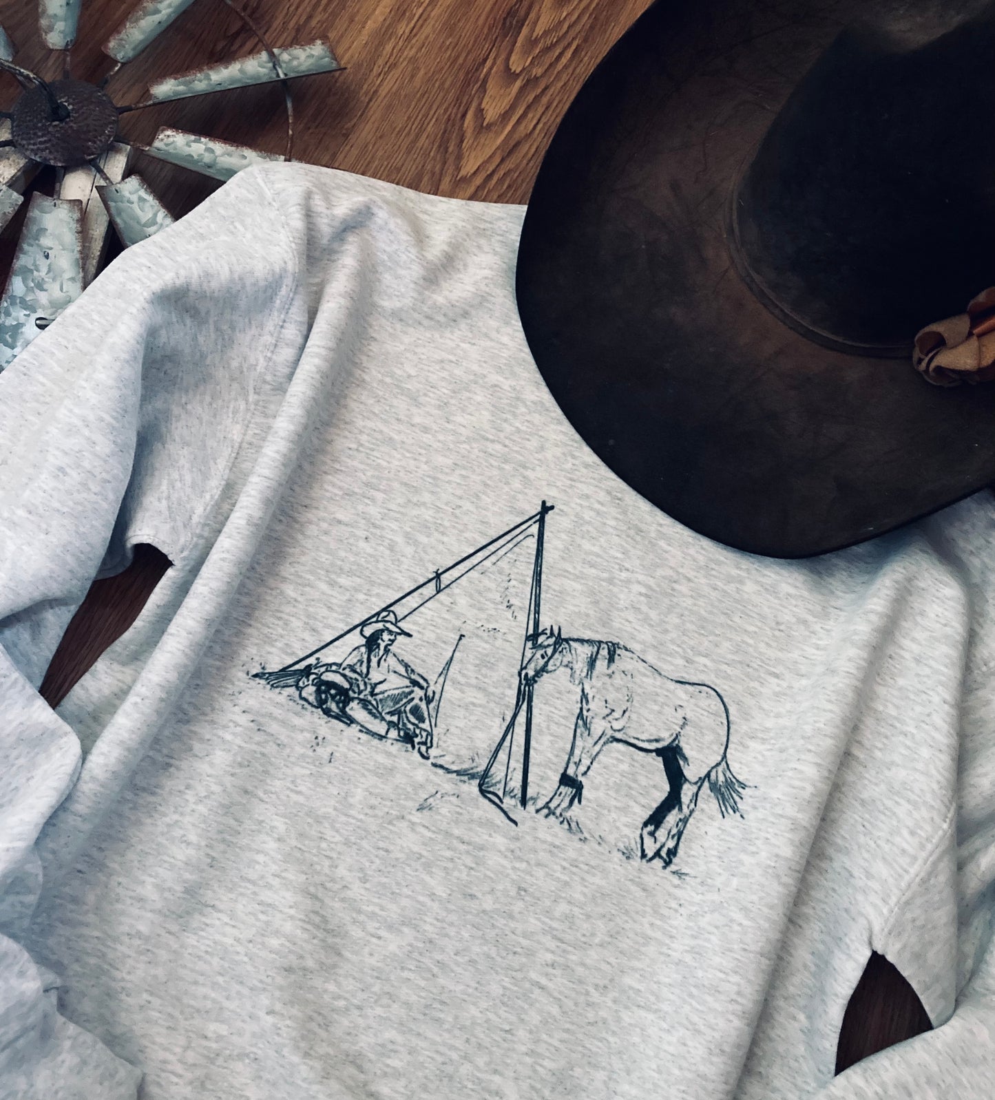 Noonin’ Out Crewneck Sweatshirt - Ash