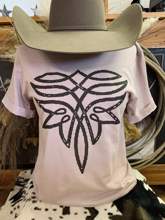 Cowgirl Bootstitch Tee