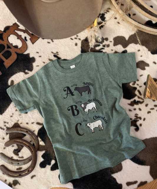 Cowboy ABC’s Toddler Tee