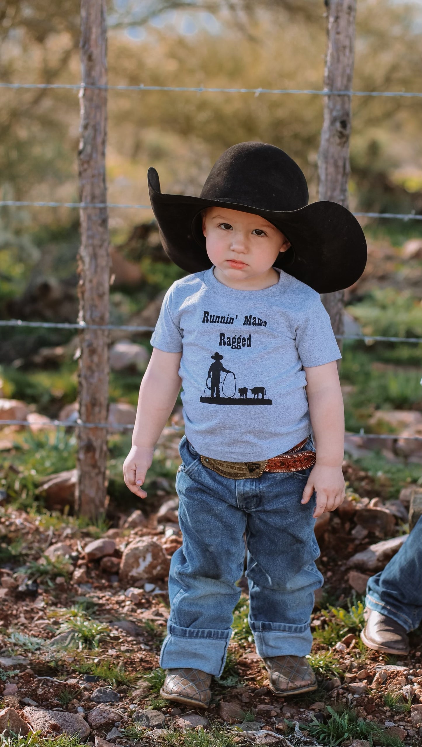 "Runnin' Mama Ragged" Toddler Tee