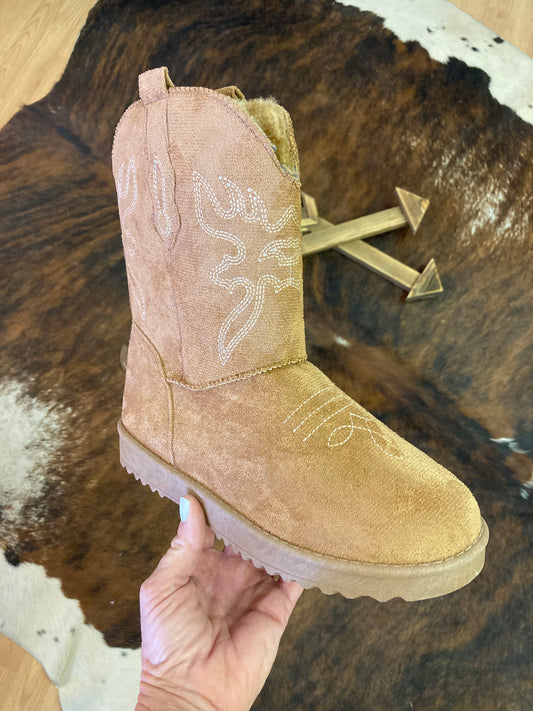 Cowgirl Boot Slippers