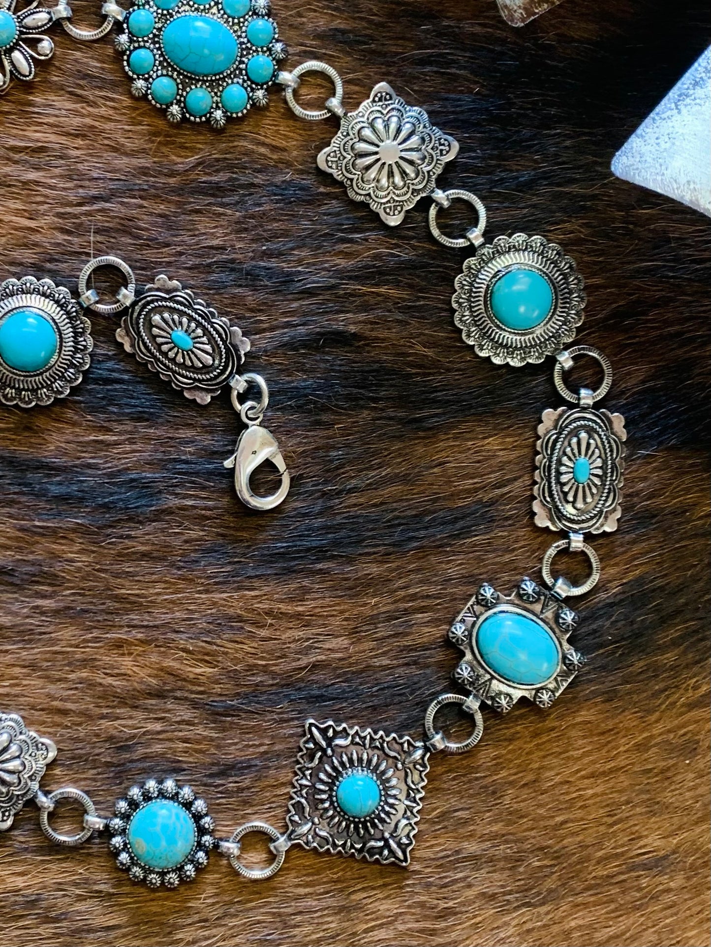 “Sterling Cowgirl” Concho Belt