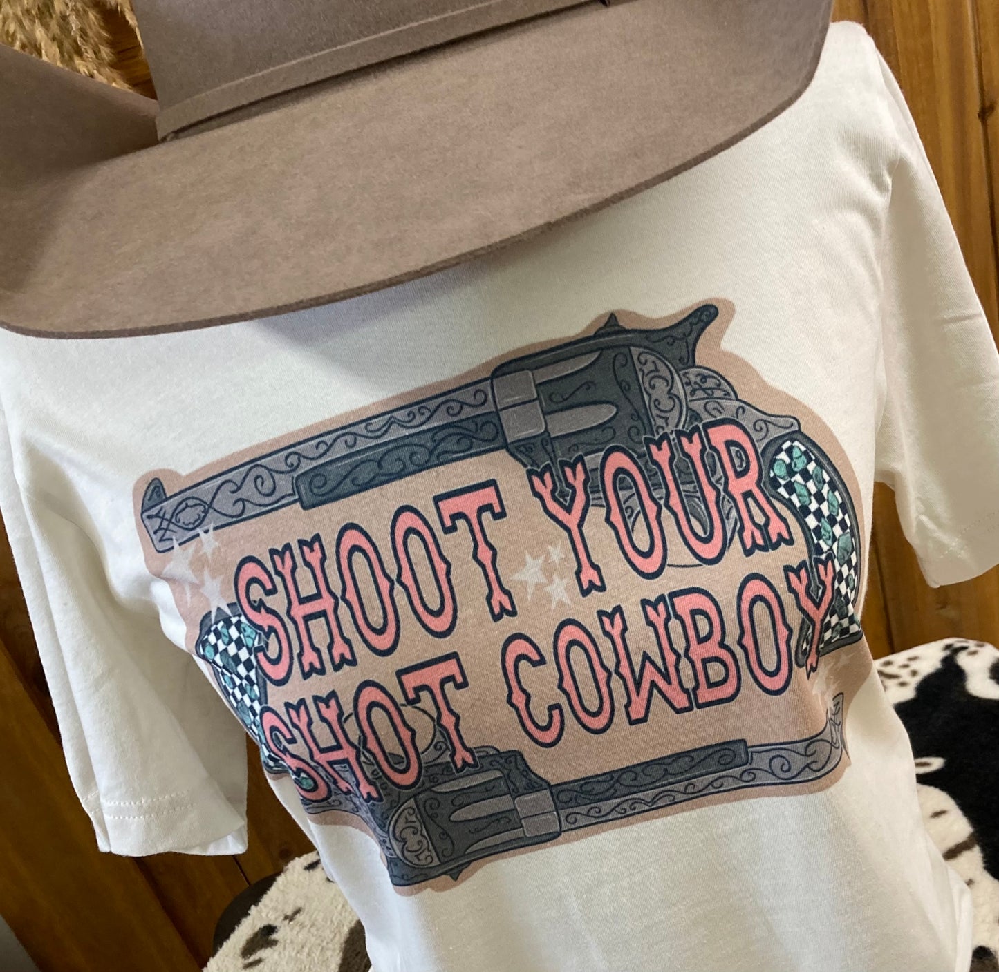 Shoot Your Shot Cowboy Tee