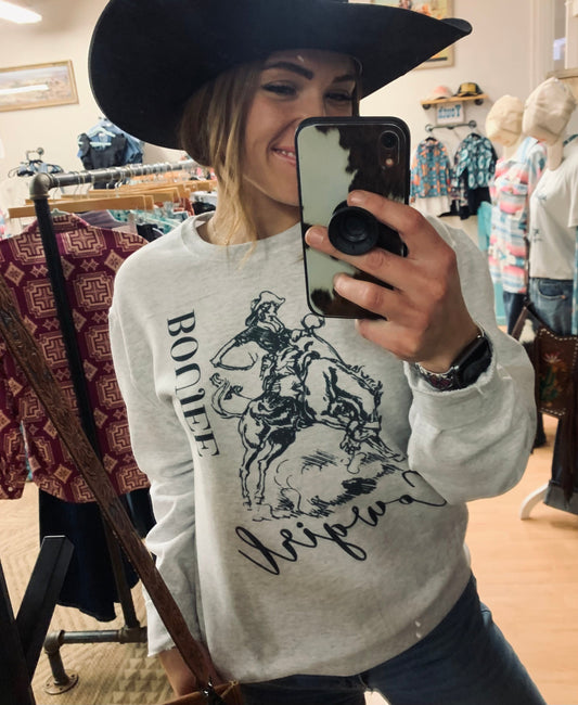 Boujee Cowgirl Crewneck Sweatshirt