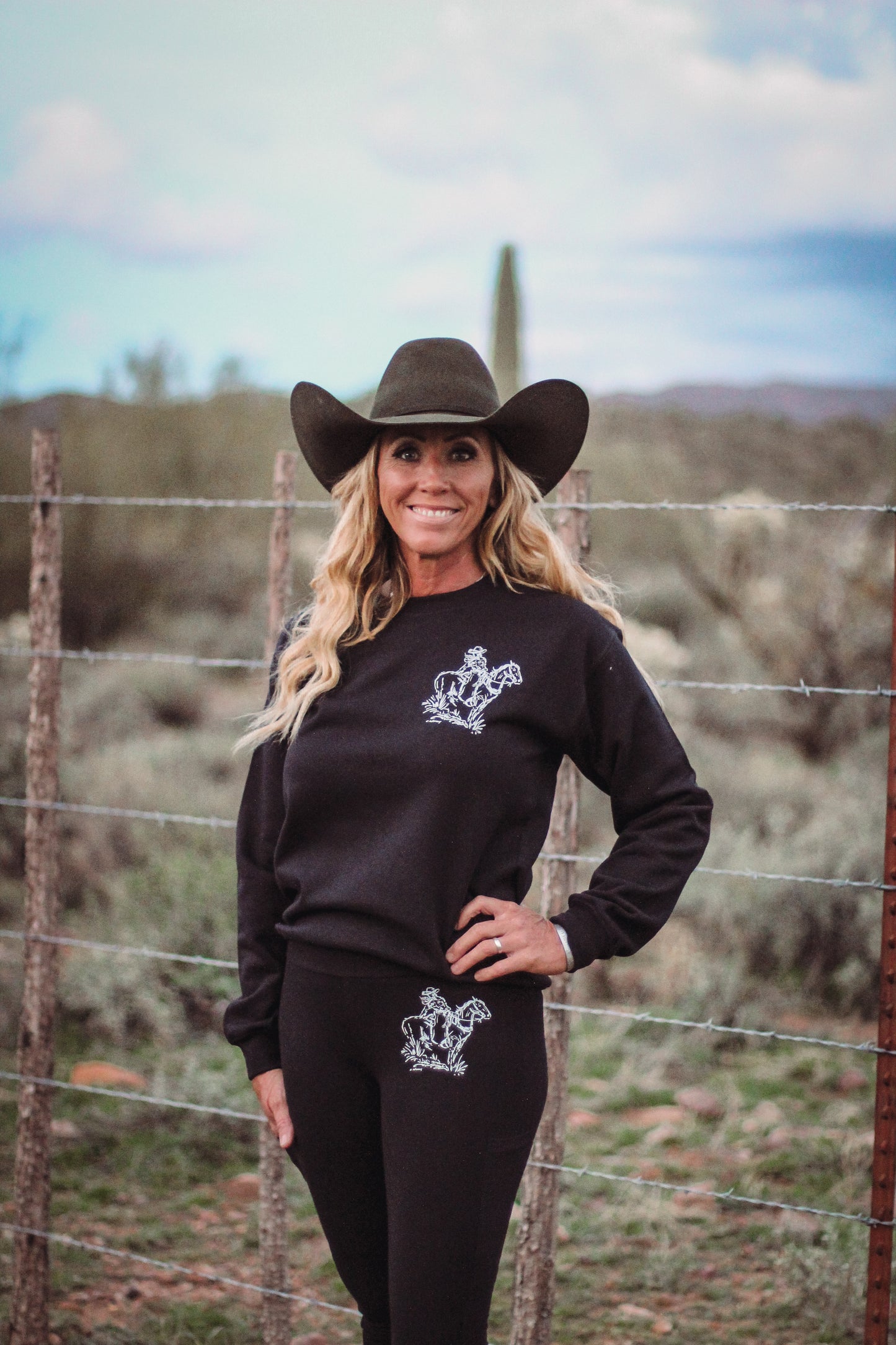 Cowgirl Crewneck & Leggings Lounge Set