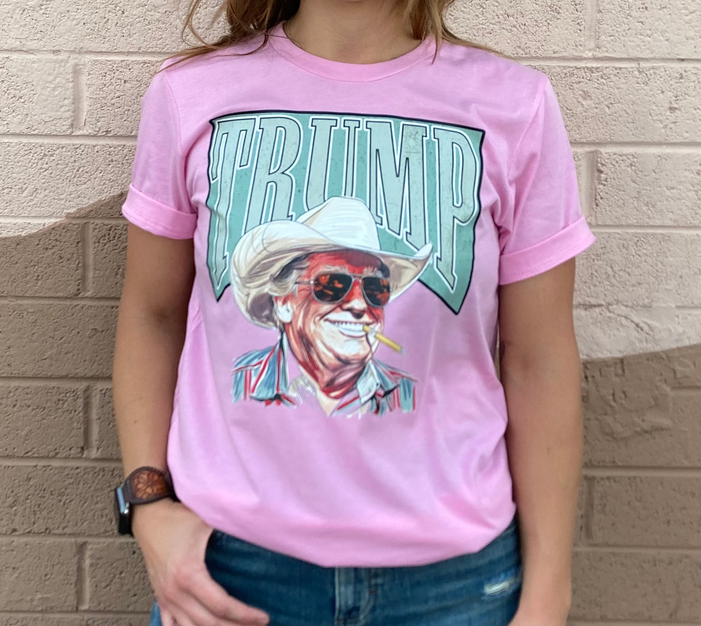 Marlboro Trump Tee- Pink